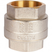 Обратный клапан пружинный муфтовый с металлическим седлом 2"  ROMMER