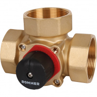 Клапан трехходовой смесительный ROMMER 2" KVs 40