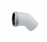 Колено PROTHERM 45° Ø80/125 мм, стальной соединительный хомут в комплекте