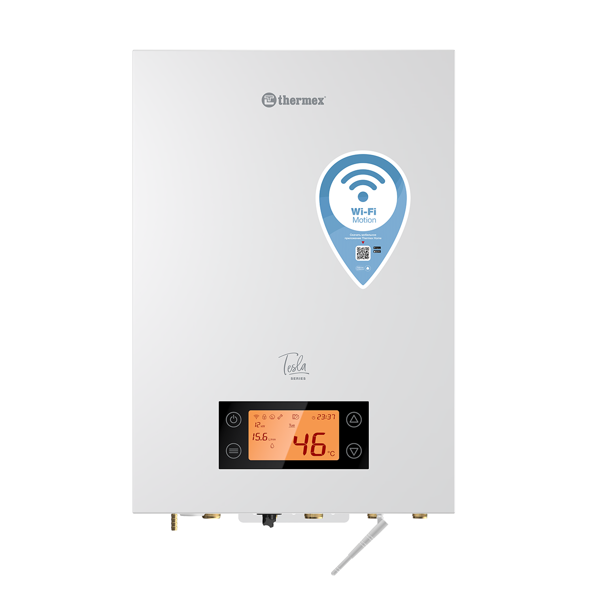 Котел электрический настенный THERMEX TESLA 12-24кВт, Wi-Fi (ЭдЭБ02807)