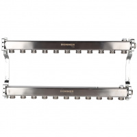 Коллектор из нержавеющей стали для радиаторной разводки 11 вых. ROMMER