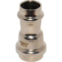 Муфта переходная ВПр, 22х18, из нержавеющей стали прессовой ROMMER