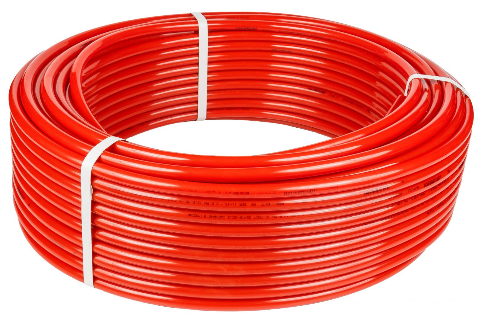 Труба из сшитого полиэтилена ESSAN RED PE-RT Ø16х2.0 (красная)