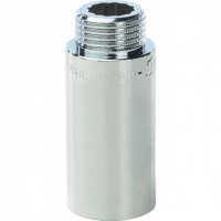 Удлинитель резьбовой латунный STOUT хром 1/2"x50мм ВН