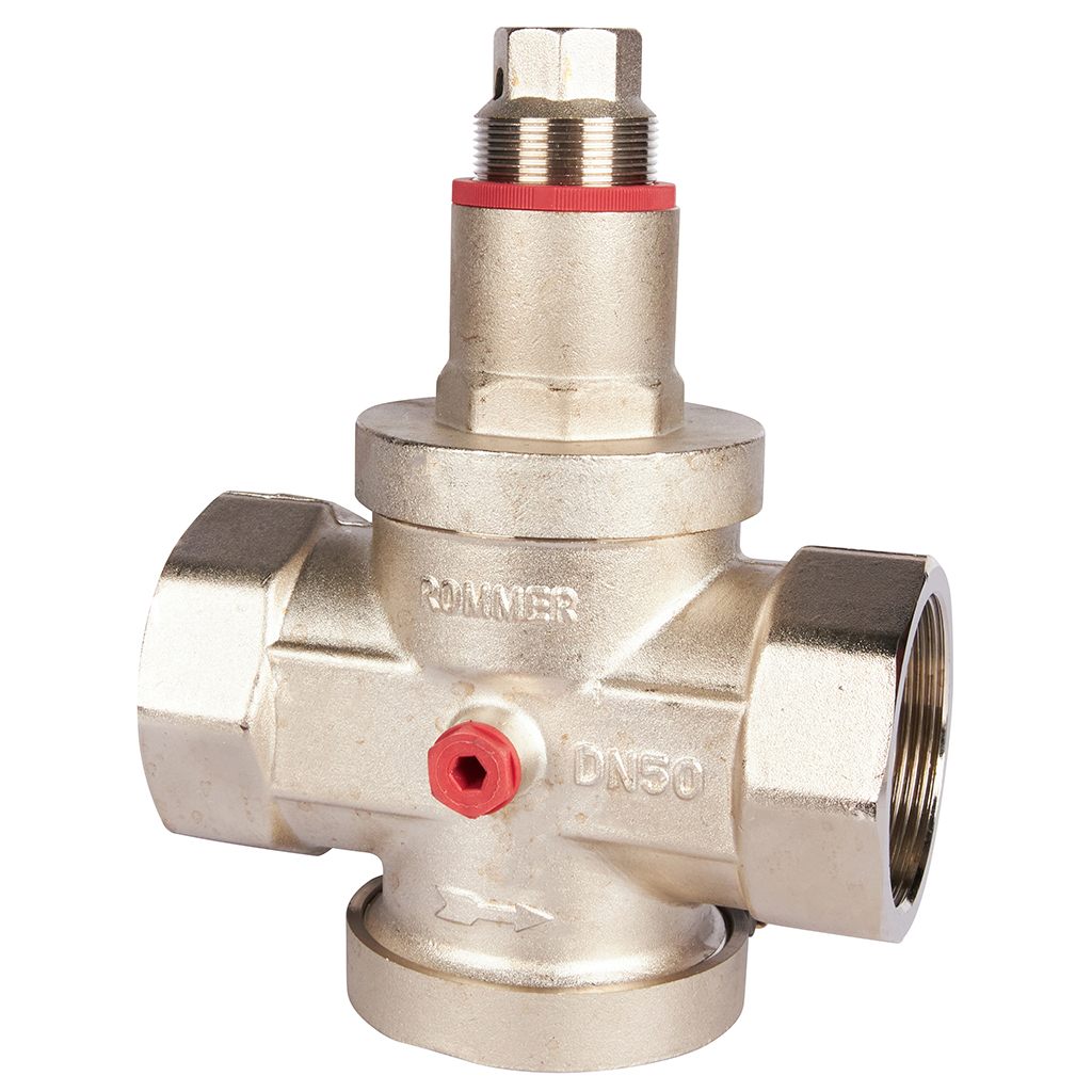 Редуктор давления PN25 вн/вн 2 с выходом под манометр ROMMER