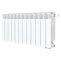 Радиатор биметаллический RIFAR BASE 350х12 секций, нижнее правое подключение (BVR)