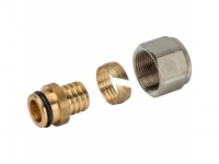 EK Фитинг-евроконус обжимной для полиэтилена PE-X LUXOR TP95 Ø20х2.0-M24x19