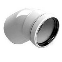 Отвод конденсационный угол 45гр. Ø80 ROMMER