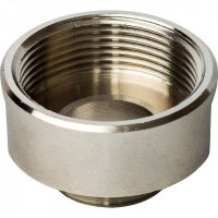 Муфта переходная резьбовая латунная STOUT никель 11/2"x1" ВН