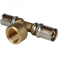 МП Тройник резьбовой пресс для металлопласта STOUT Ø16х1/2"х16 В