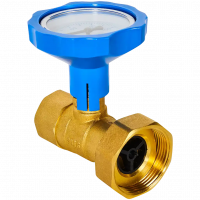 Кран шаровой латунный ВР 1 " с накидной гайкой для подключения насоса ВР 1 1