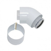 Колено коаксиальное PROTHERM алюминь Ø80/125х45°