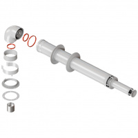 Комплект дымохода ROMMER УНИВЕРСАЛЬНЫЙ АНТИЛЕД Ø60/100-1220мм (IMMERGAS)