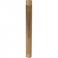Бочонок резьбовой латунный STOUT без покрытия 1/2"x200мм
