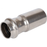 Муфта переходная ВПр-НПр, 28х22, из нержавеющей стали прессовой ROMMER