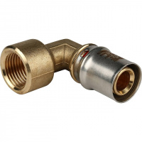 МП Угол резьбовой пресс для металлопласта STOUT Ø20х1/2" В