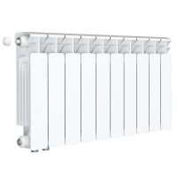 Радиатор биметаллический RIFAR BASE 350х10 секций, нижнее левое подключение (BVL)