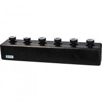 Коллектор распределительный стальной STOUT 3 отопительных контура, в теплоизоляции DN25