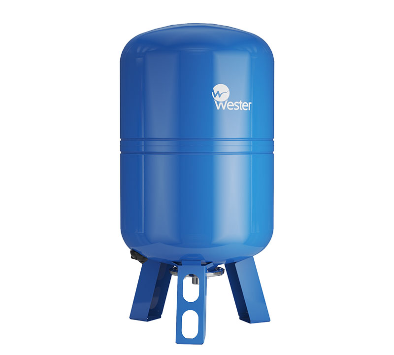 Гидроаккумулятор WESTER Premium WAV 80л 10 бар (к/ф из нерж.) (WAV80P)