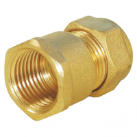 МФО Муфта обжимная с резьбой для медной трубы COMISA Ø8х1/2" В