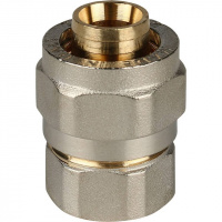 МЦ Муфта резьбовая цанга для металлопласта STOUT Ø20х1/2" ВР