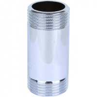 Бочонок резьбовой латунный STOUT хром 1/2"x60мм