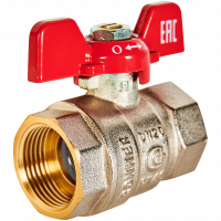 Кран шаровой ROMMER бабочка 3/4" ВВ