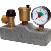 Группа безопасности котла STOUT 1" до 50 кВт, в теплоизоляции