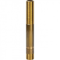 Сгон резьбовой латунный STOUT без покрытия 1"x150мм