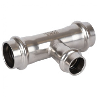 Тройник переходной ВПр, 22х15х22, из нержавеющей стали прессовой ROMMER