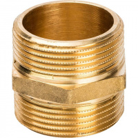 Ниппель резьбовой латунный STOUT без покрытия 11/4" Н