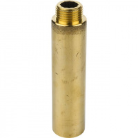Удлинитель резьбовой латунный STOUT без покрытия 1/2"x100мм ВН