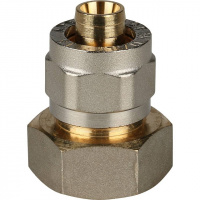 МЦ Муфта резьбовая цанга для металлопласта STOUT Ø16х3/4"