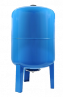 Гидроаккумулятор для воды ESSAN GIDRACH-NE вертикальный 80 л, 1" Н, синий, концевой, нерж фланец