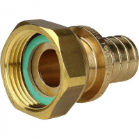 СА Муфта с накидной гайкой аксиальная для сшитого полиэтилена STOUT Ø20х3/4"