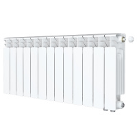 Радиатор биметаллический RIFAR BASE 350х13 секций, нижнее правое подключение (BVR)