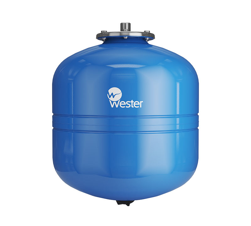 Гидроаккумулятор WESTER Premium WAV 35л 10 бар (к/ф из нерж.) (WAV35P)