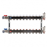 Коллектор из нержавеющей стали в сборе без расходомеров 10 вых. ROMMER