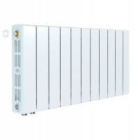 Радиатор биметаллический RIFAR SUPREMO 350х11 секций, нижнее левое подключение. (VL)