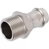 Переходник ВПр-НР, 22х1, из нержавеющей стали прессовой ROMMER