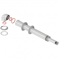 Комплект дымохода АНТИЛЕД Ø60/100 - 1000мм (Bosch, BuØerus, Navien S/C/E, Baxi ROMMER