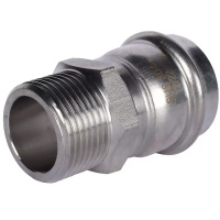 Переходник ВПр-НР, 35х1, из нержавеющей стали прессовой ROMMER