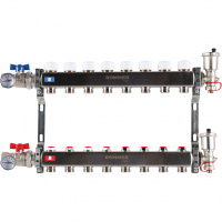 Коллектор из нержавеющей стали в сборе без расходомеров 8 вых. ROMMER