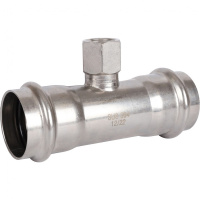 Тройник-переходник ВПр-ВР, 42х1/2, из нержавеющей стали прессовой ROMMER