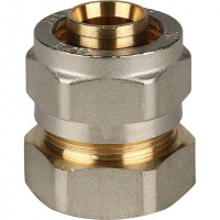 МЦ Муфта резьбовая цанга для металлопласта STOUT Ø26х1" ВР