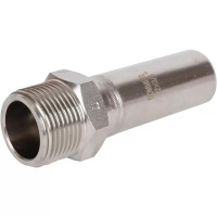 Вставка переходная НПр-НР, 22х3/4, из нержавеющей стали прессовой ROMMER