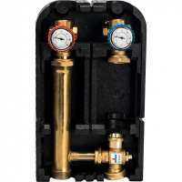 ГБМ Насосная группа STOUT для твердотопливных котлов, без насоса DN25 (1"), подача справа