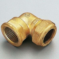 МФО Угол обжимной с резьбой для медной трубы TIEMME Ø28x1" В (1005G002806)