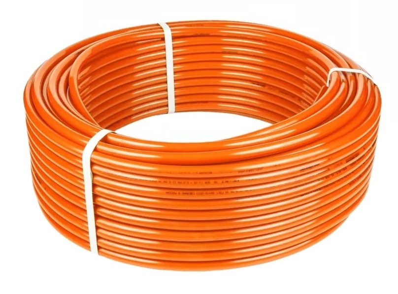 Труба из сшитого полиэтилена с кислородным барьером ESSAN ORANGE EVOH PE-RT 16х2,0 (оранжевая)