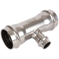 Тройник переходной ВПр, 35х15х35, из нержавеющей стали прессовой ROMMER